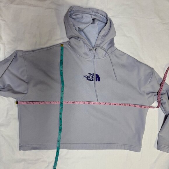 North Face Women’s Horizon Performance Fleece Hoodie Cropped Size Large NF0A8750 - Picture 6 of 11